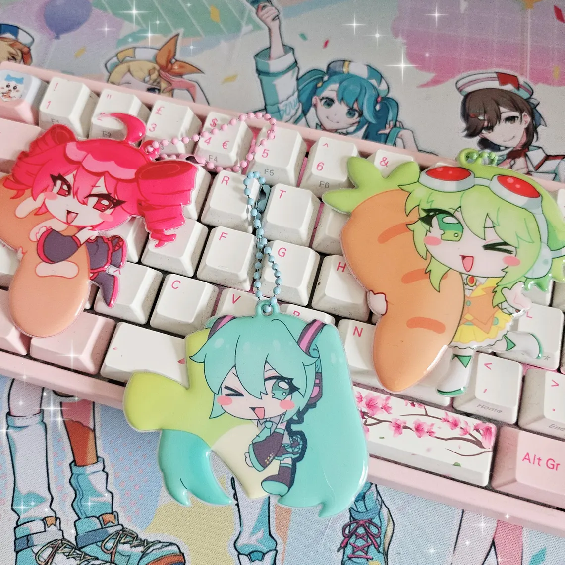 Vocaloid Bottlecap Pins